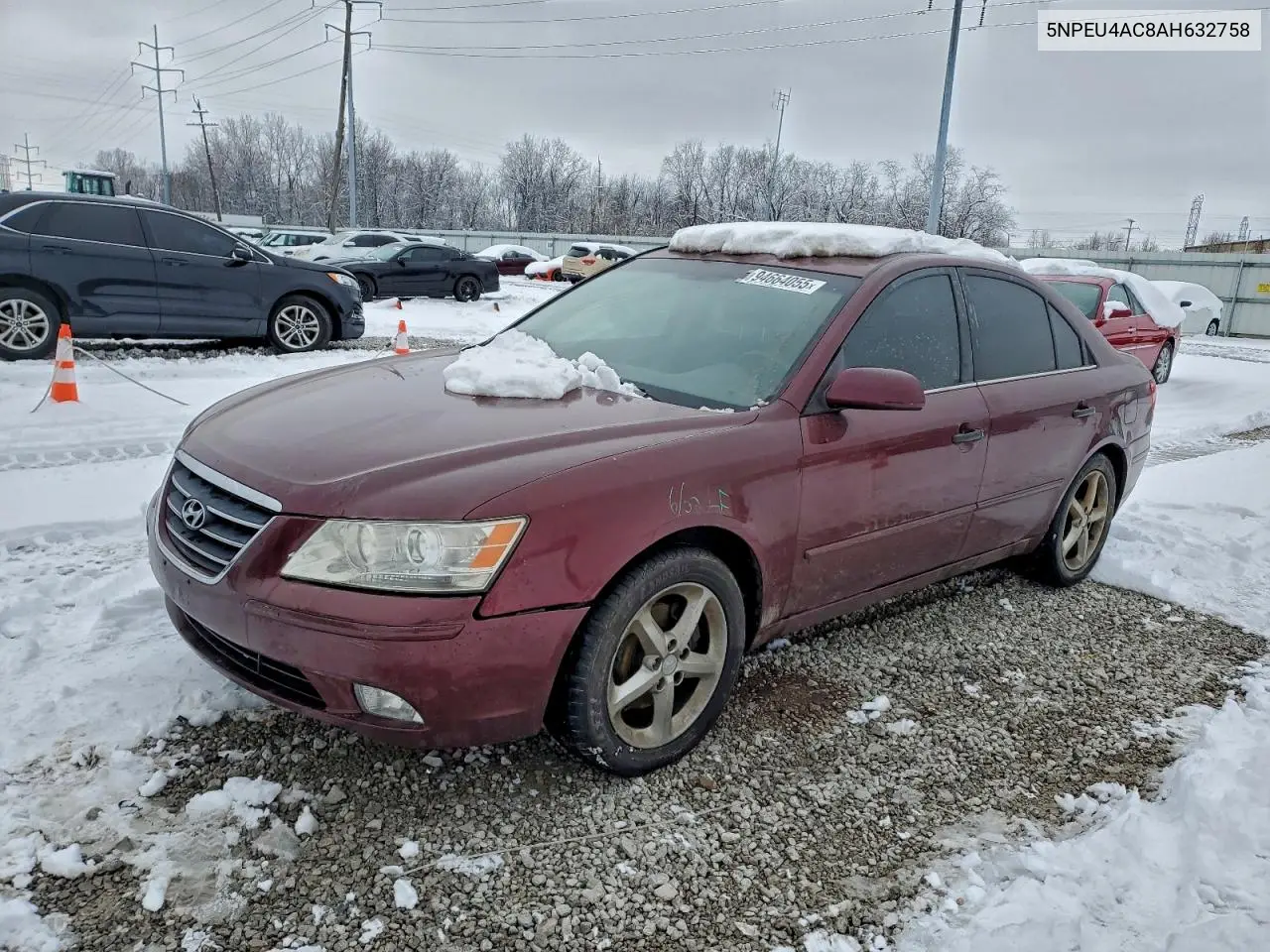 5NPEU4AC8AH632758 2010 Hyundai Sonata Se