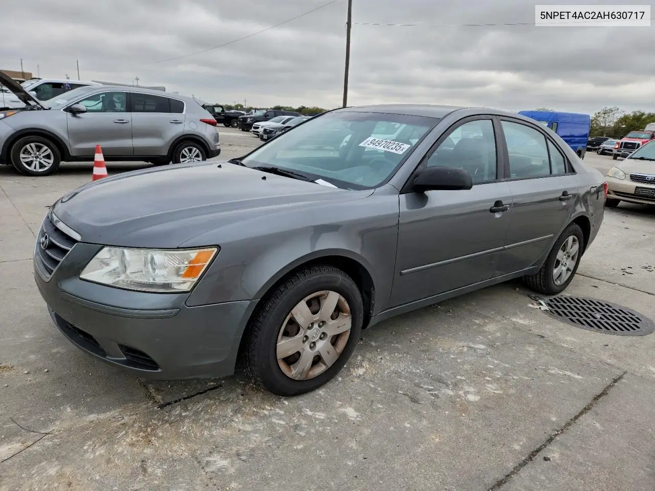 5NPET4AC2AH630717 2010 Hyundai Sonata Gls