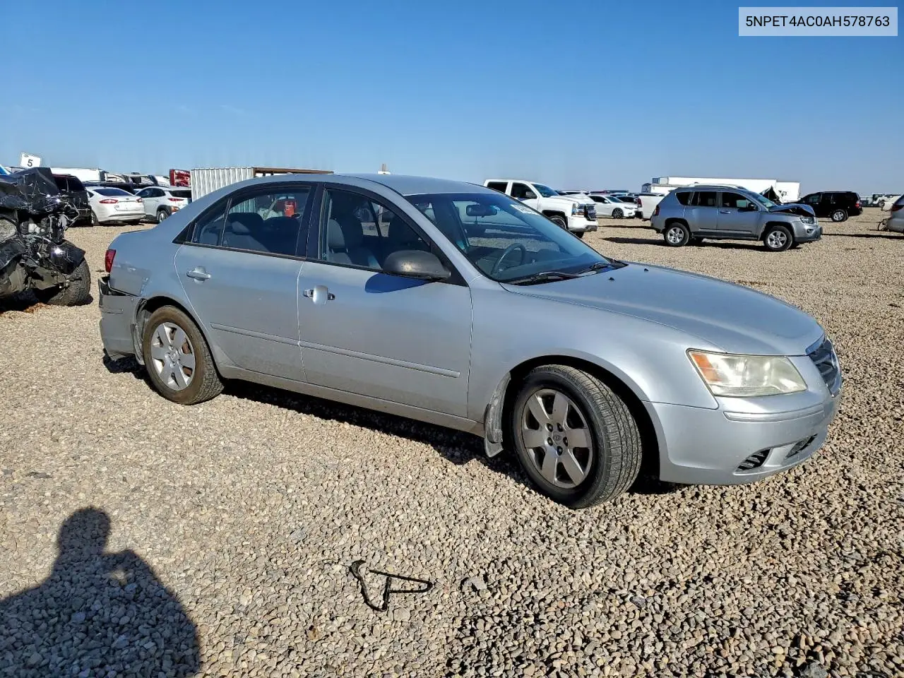 5NPET4AC0AH578763 2010 Hyundai Sonata Gls