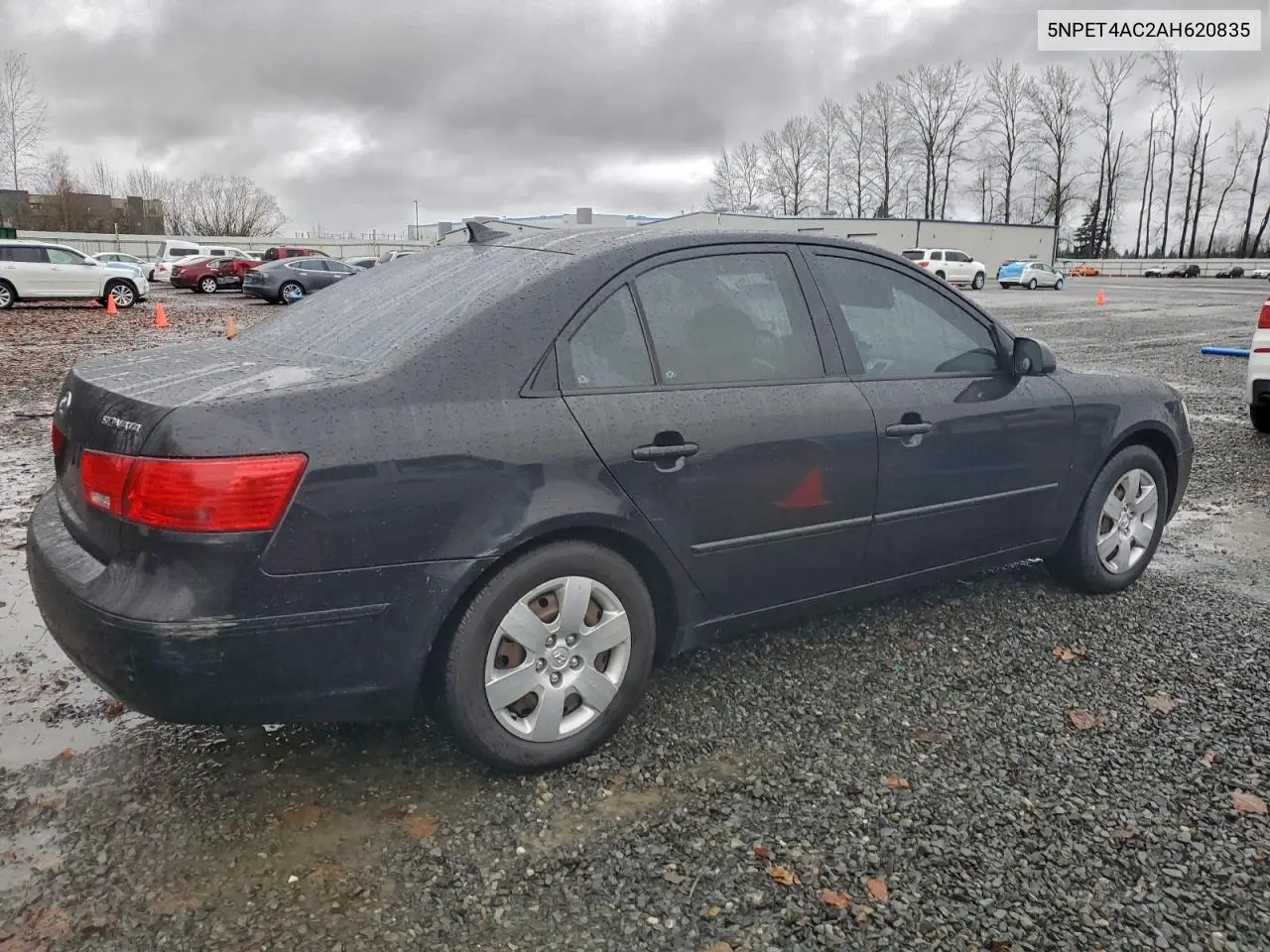 5NPET4AC2AH620835 2010 Hyundai Sonata Gls