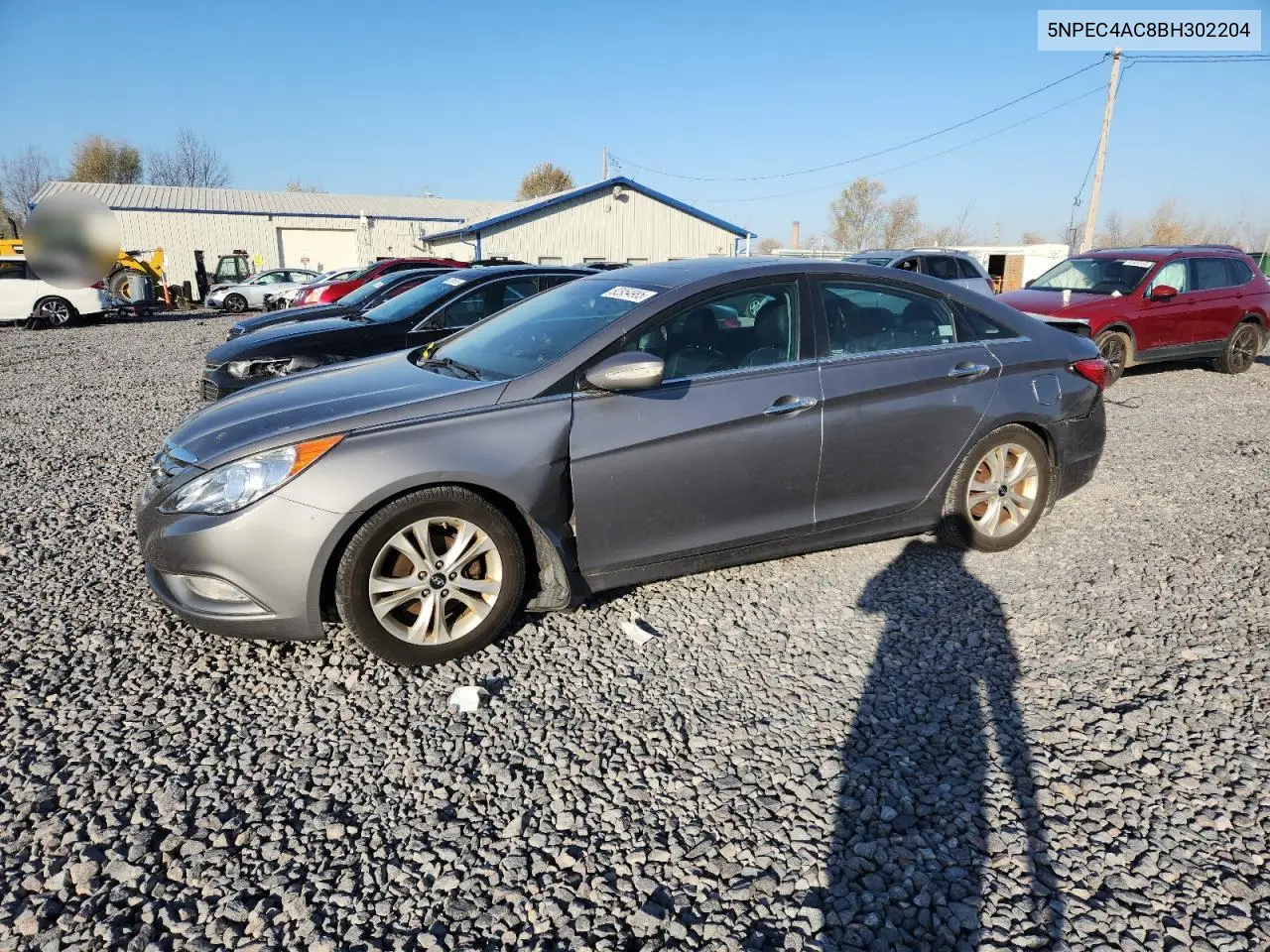 5NPEC4AC8BH302204 2011 Hyundai Sonata Se