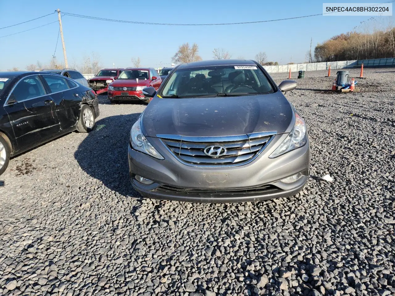 5NPEC4AC8BH302204 2011 Hyundai Sonata Se