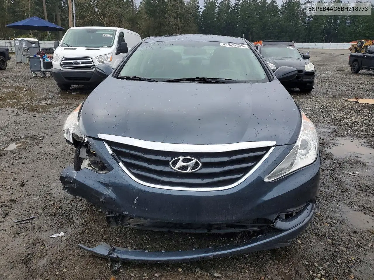 5NPEB4AC6BH218773 2011 Hyundai Sonata Gls