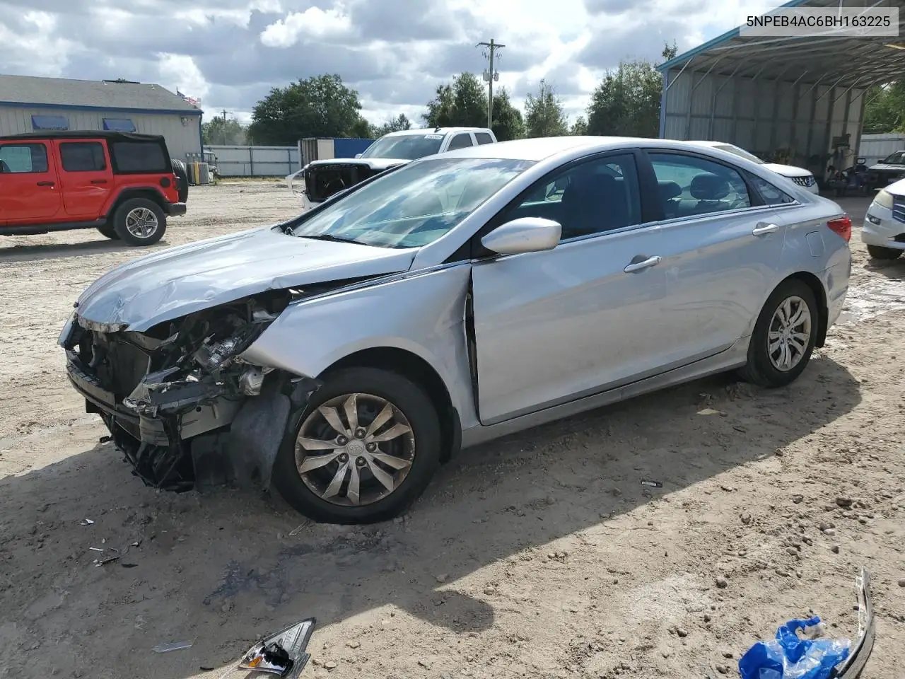 5NPEB4AC6BH163225 2011 Hyundai Sonata Gls