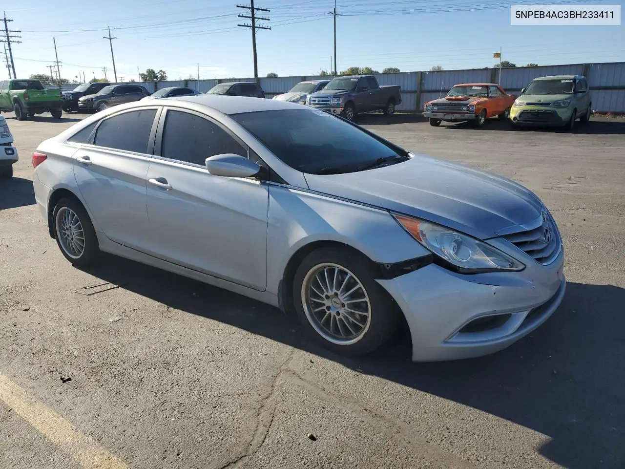 5NPEB4AC3BH233411 2011 Hyundai Sonata Gls
