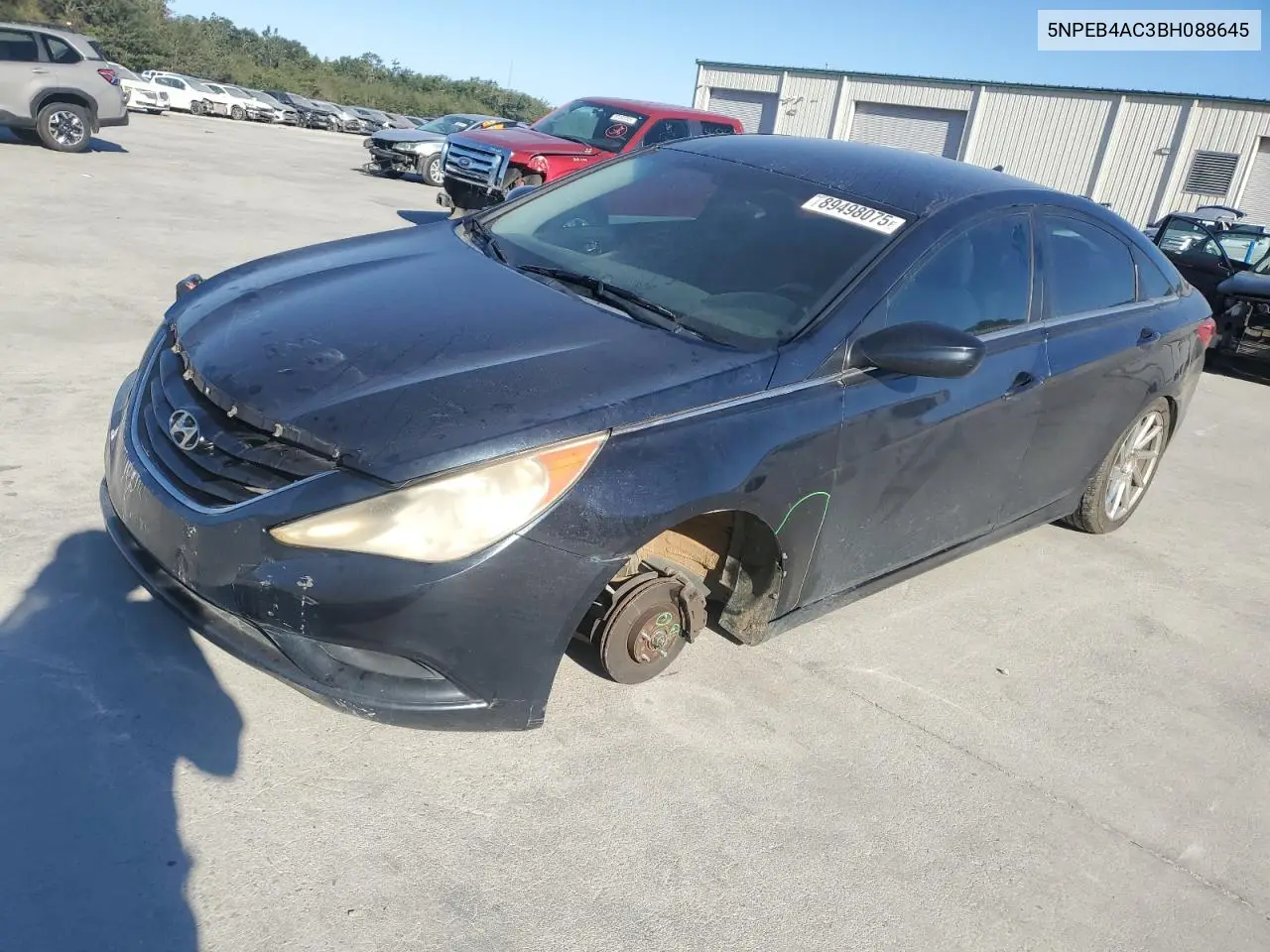 5NPEB4AC3BH088645 2011 Hyundai Sonata Gls
