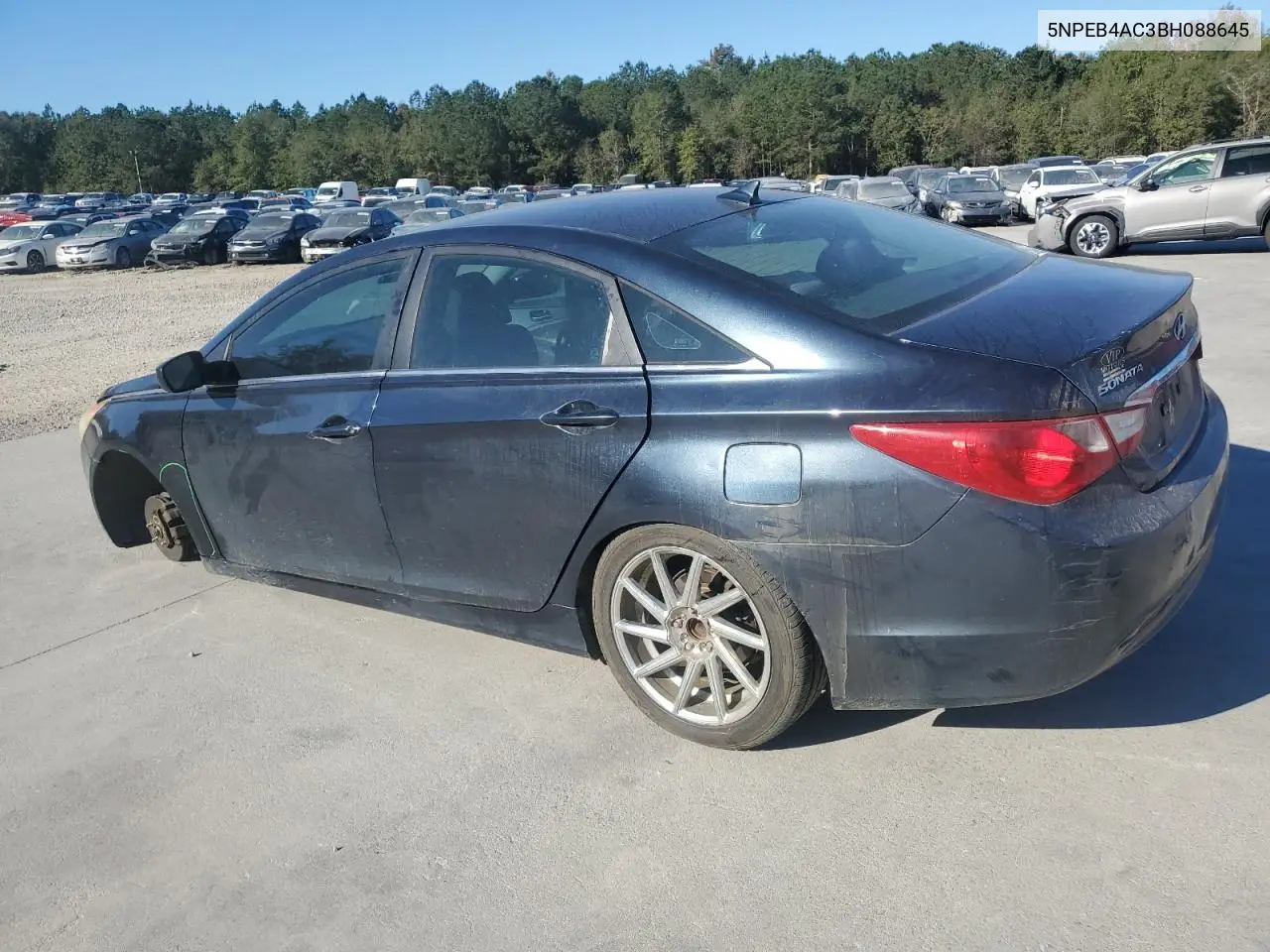 5NPEB4AC3BH088645 2011 Hyundai Sonata Gls