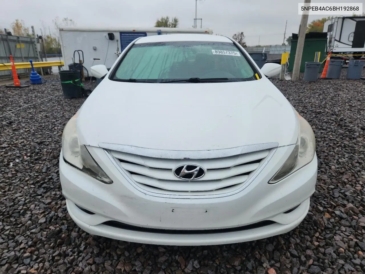 5NPEB4AC6BH192868 2011 Hyundai Sonata Gls