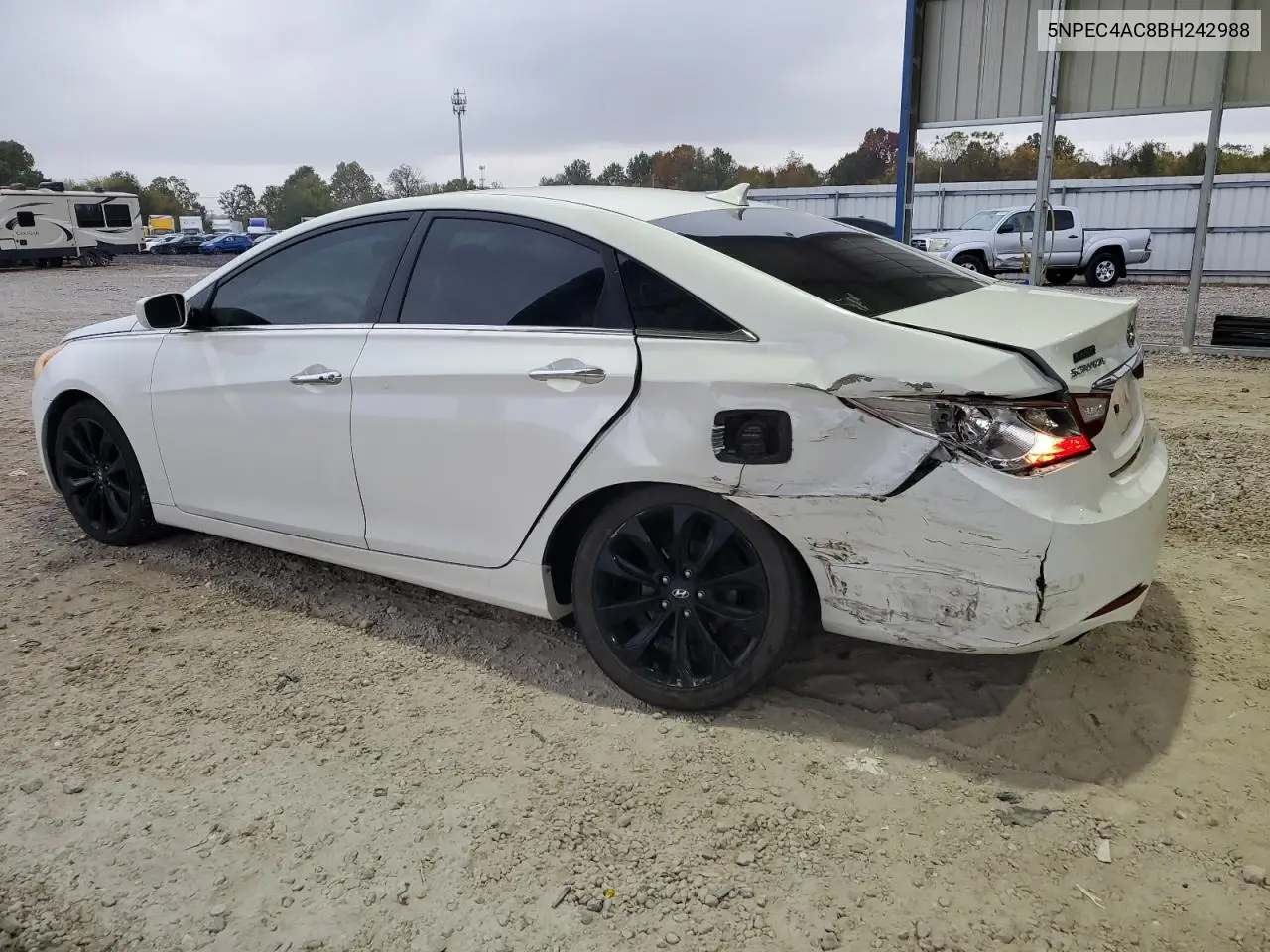 5NPEC4AC8BH242988 2011 Hyundai Sonata Se