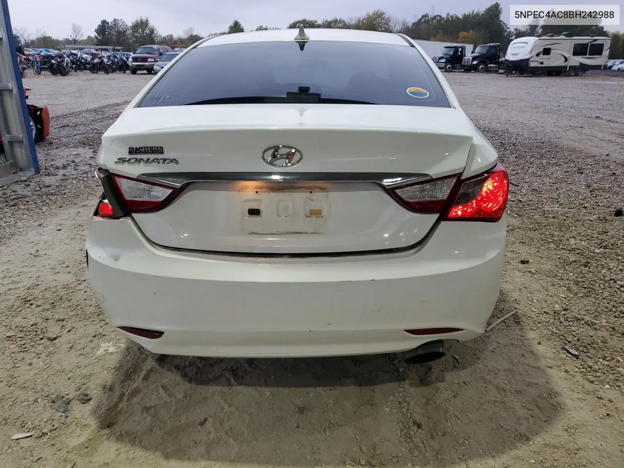 5NPEC4AC8BH242988 2011 Hyundai Sonata Se