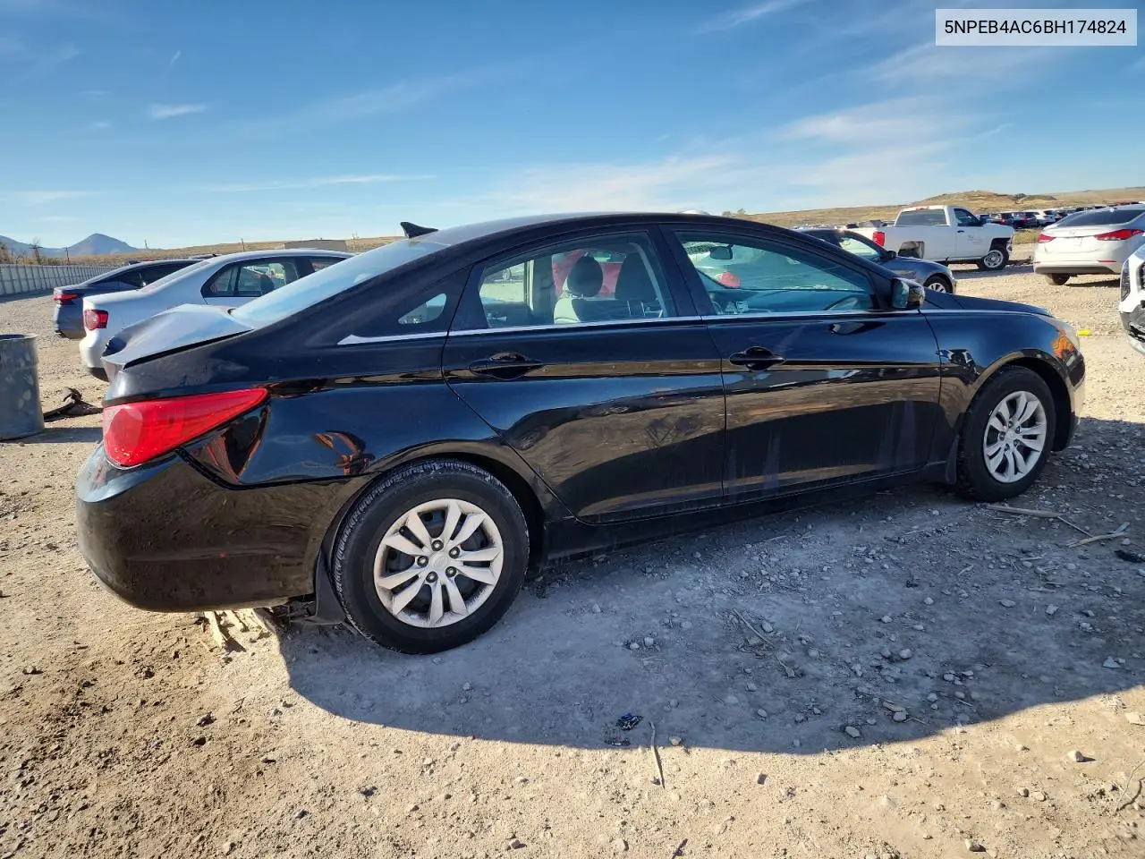 5NPEB4AC6BH174824 2011 Hyundai Sonata Gls