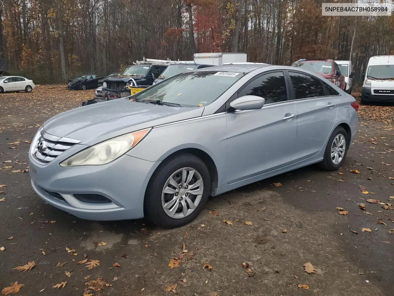 5NPEB4AC7BH058984 2011 Hyundai Sonata Gls