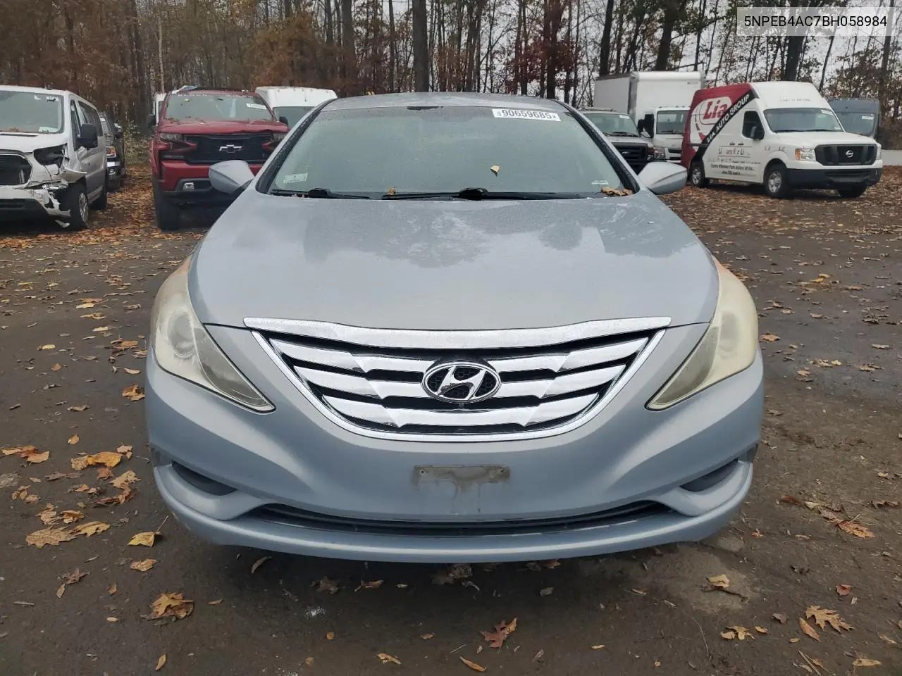5NPEB4AC7BH058984 2011 Hyundai Sonata Gls