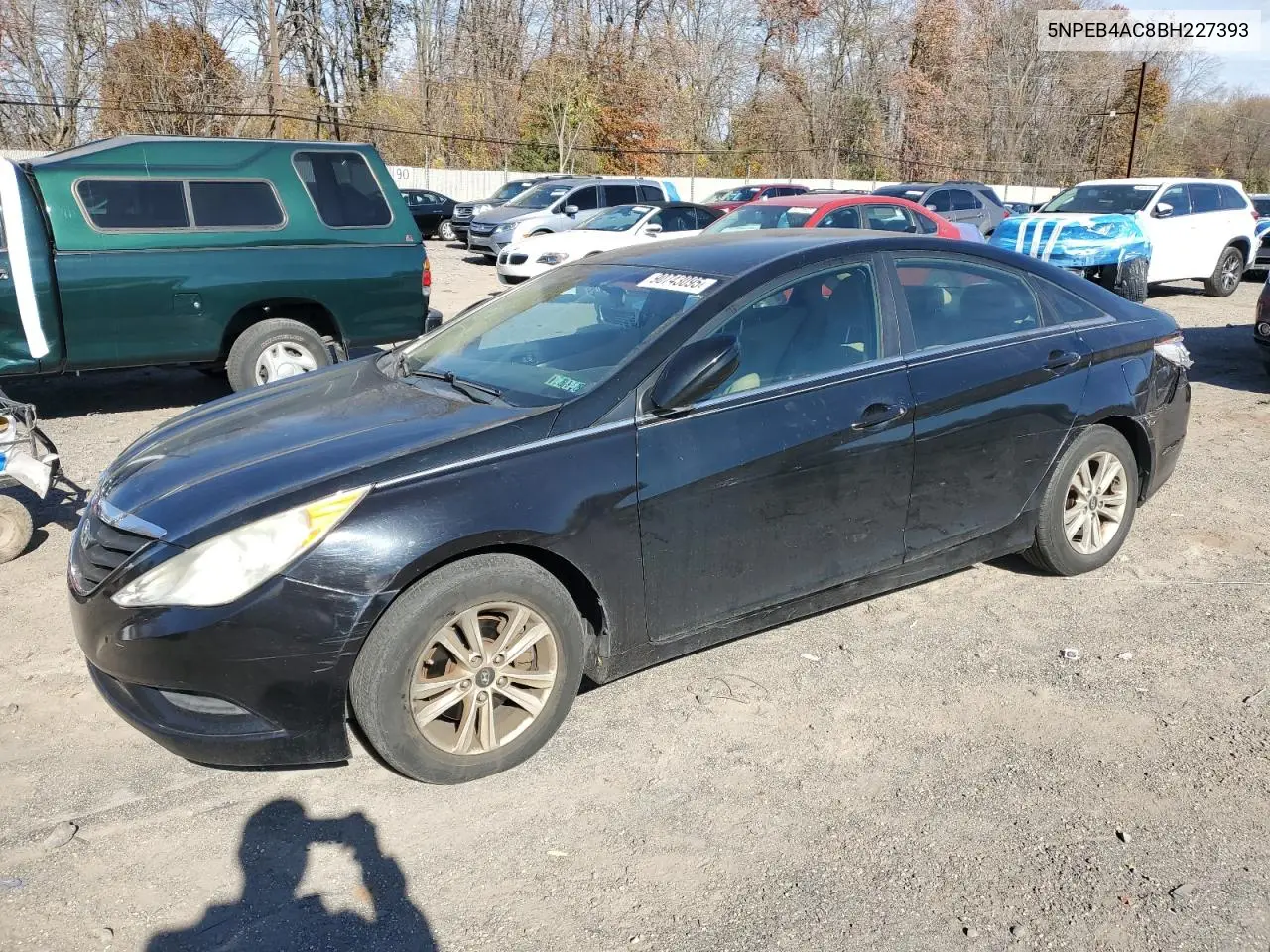 5NPEB4AC8BH227393 2011 Hyundai Sonata Gls