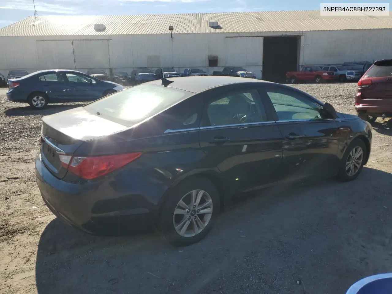 5NPEB4AC8BH227393 2011 Hyundai Sonata Gls