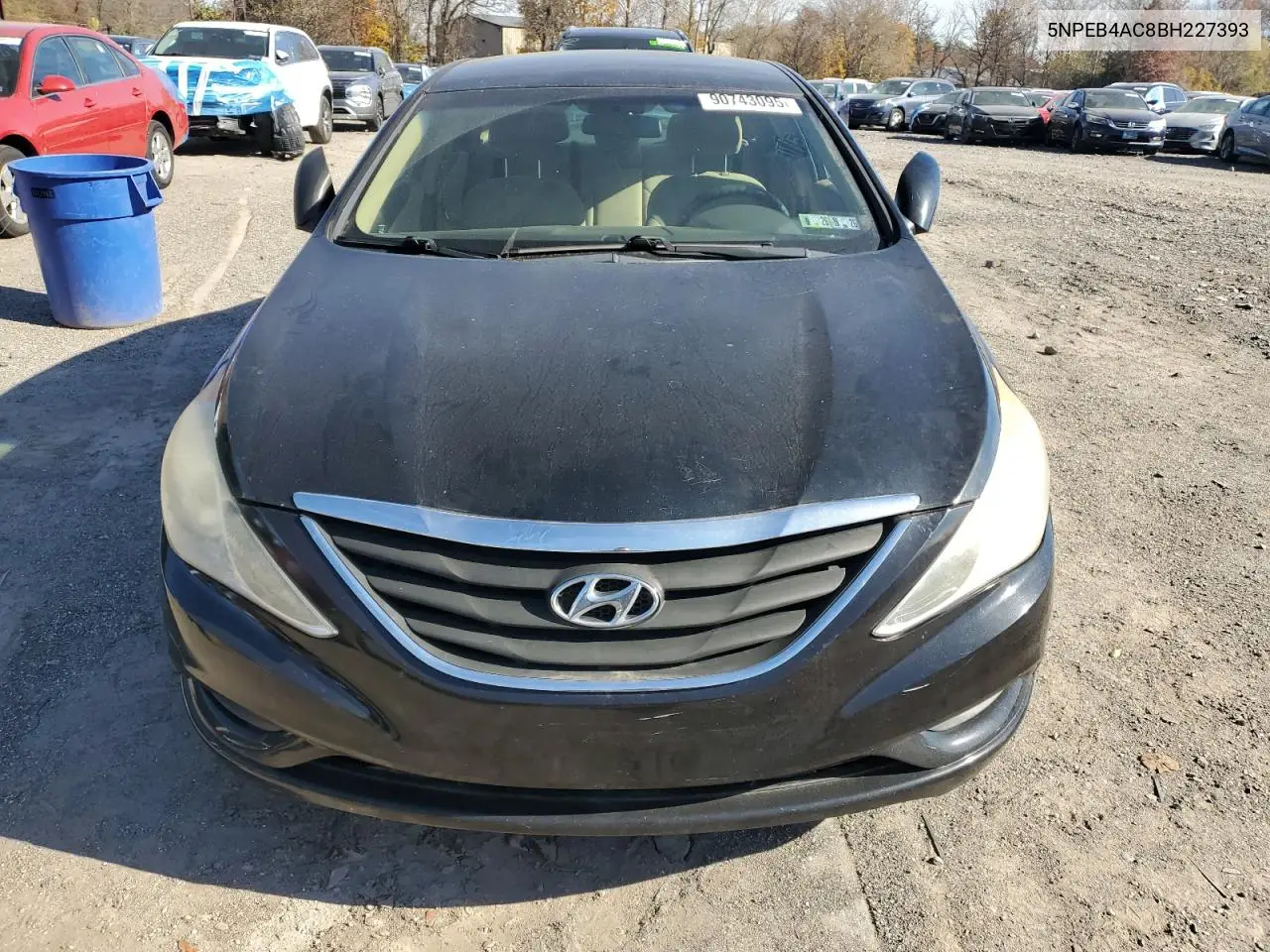 5NPEB4AC8BH227393 2011 Hyundai Sonata Gls