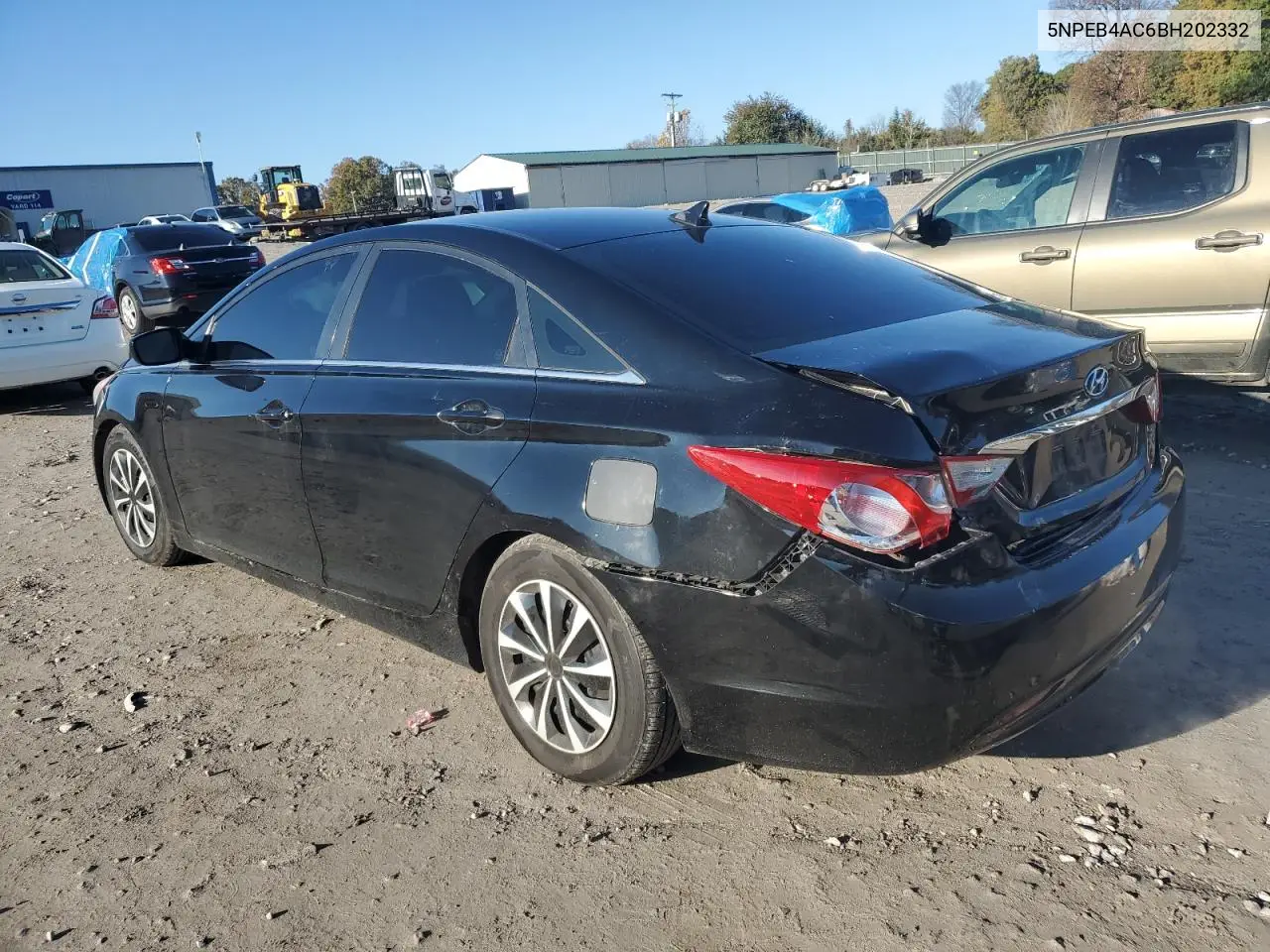 5NPEB4AC6BH202332 2011 Hyundai Sonata Gls
