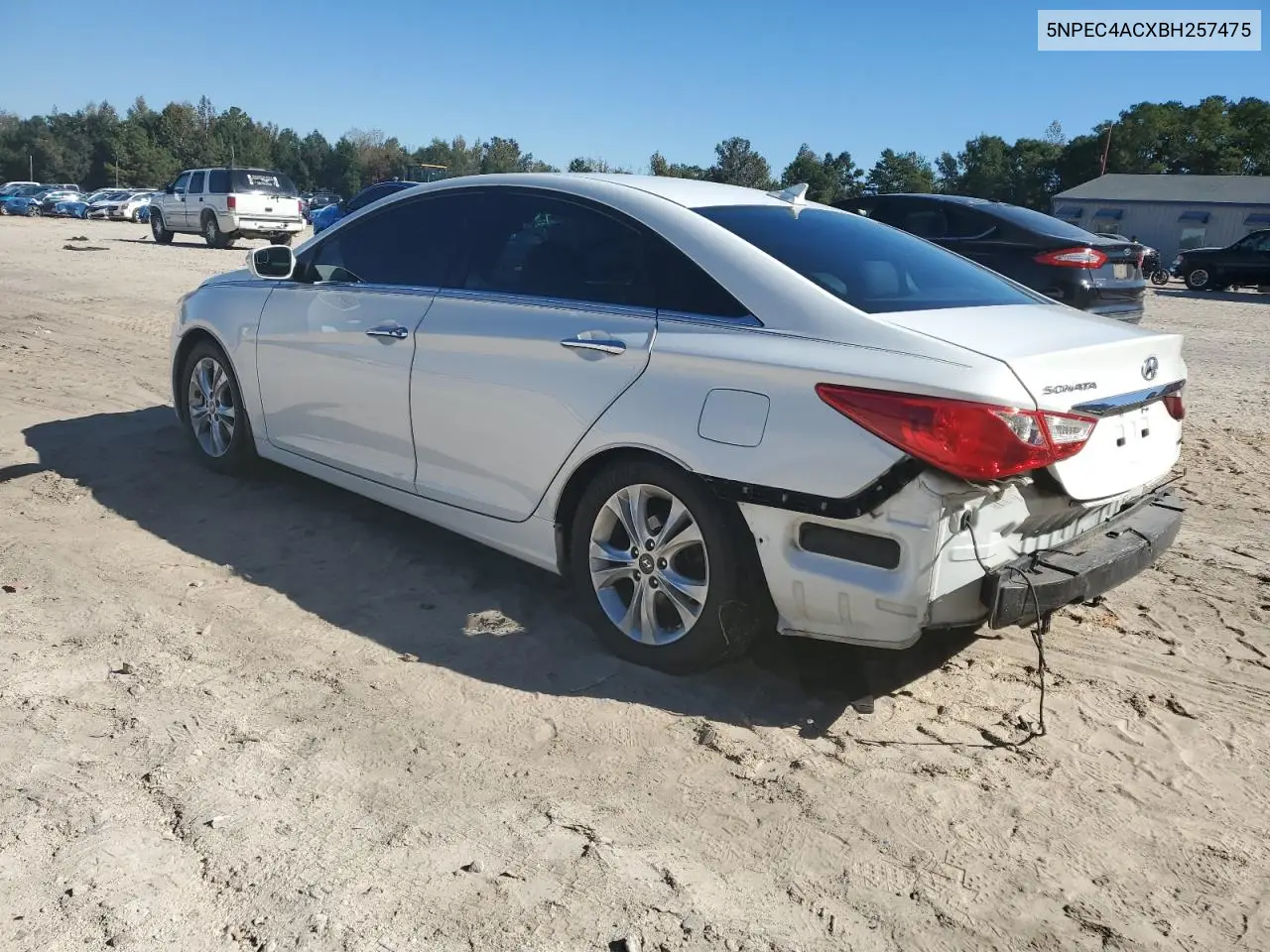 5NPEC4ACXBH257475 2011 Hyundai Sonata Se