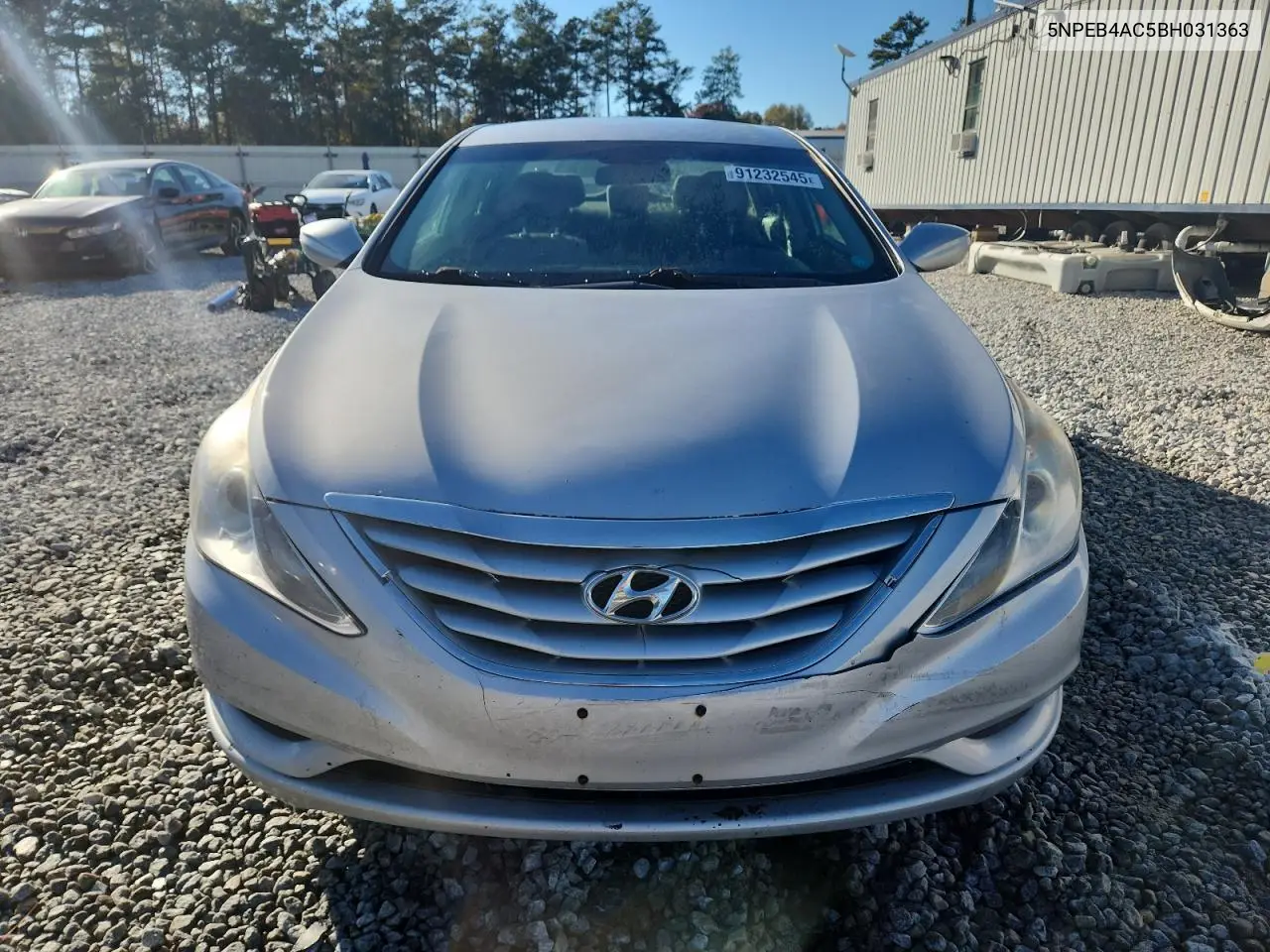 5NPEB4AC5BH031363 2011 Hyundai Sonata Gls
