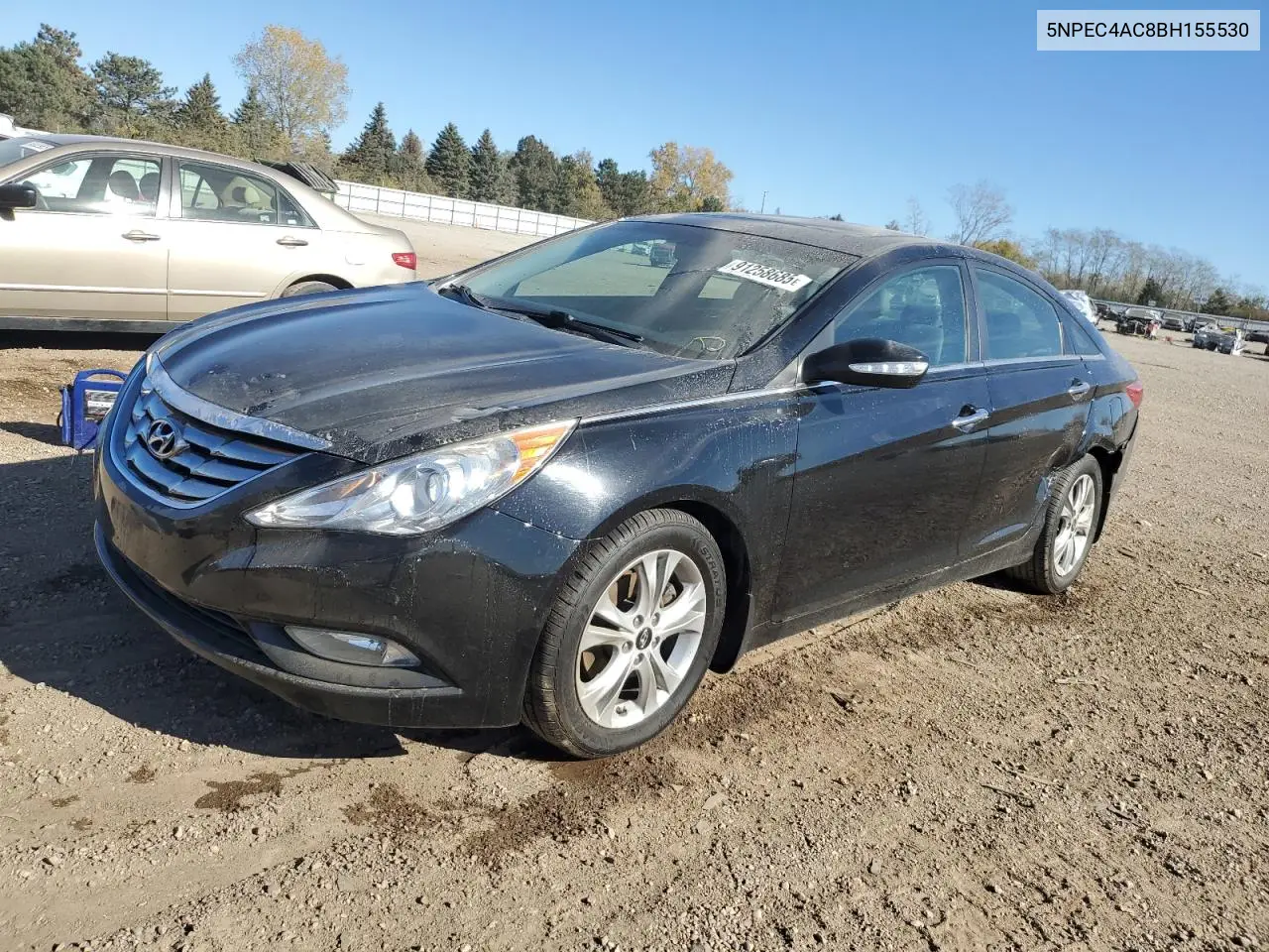 5NPEC4AC8BH155530 2011 Hyundai Sonata Se