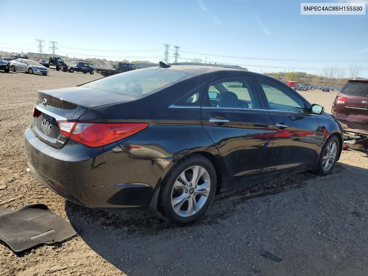 5NPEC4AC8BH155530 2011 Hyundai Sonata Se