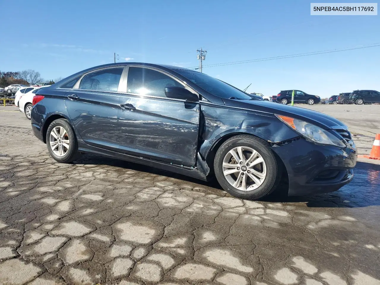 5NPEB4AC5BH117692 2011 Hyundai Sonata Gls