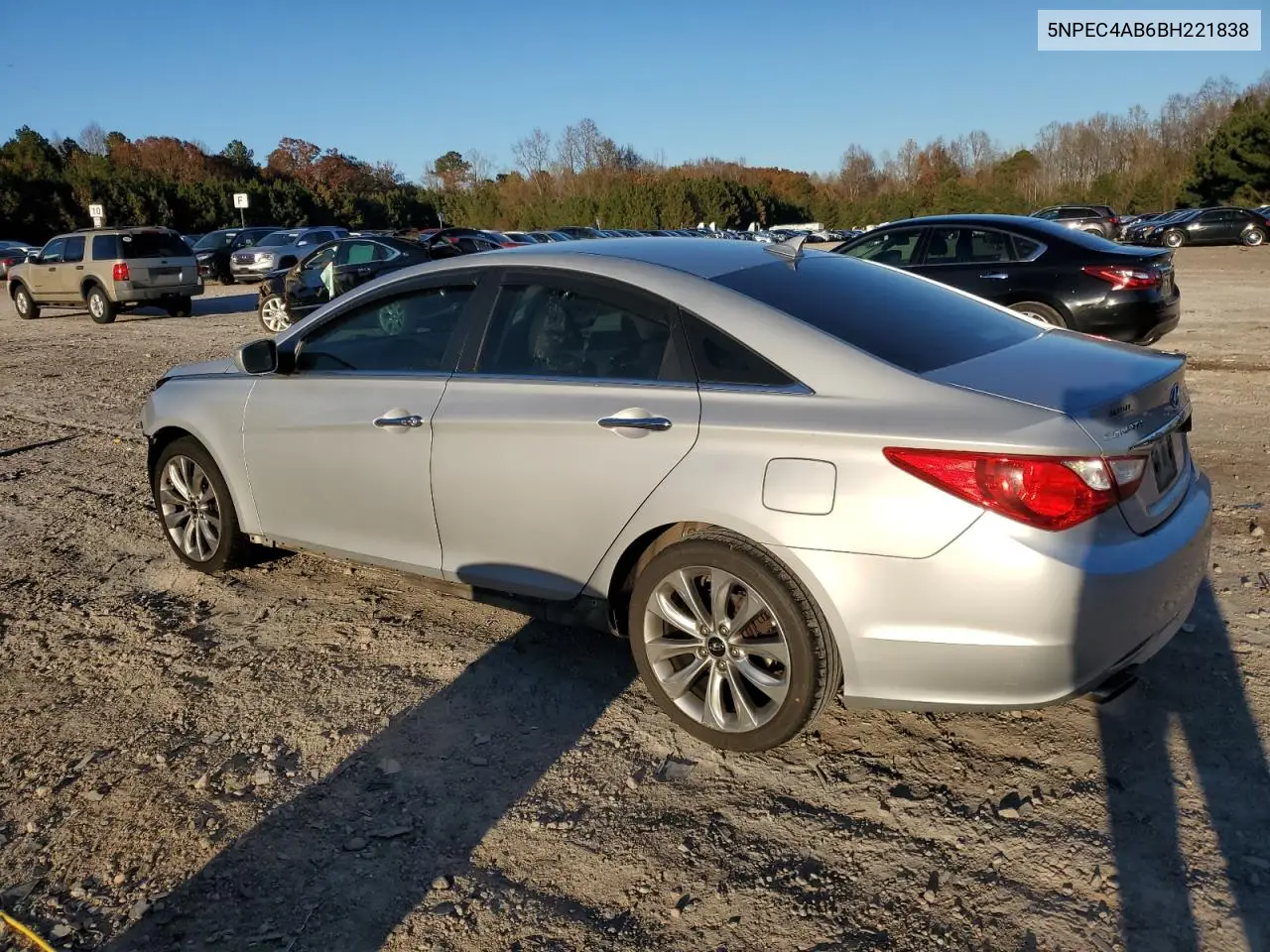 5NPEC4AB6BH221838 2011 Hyundai Sonata Se