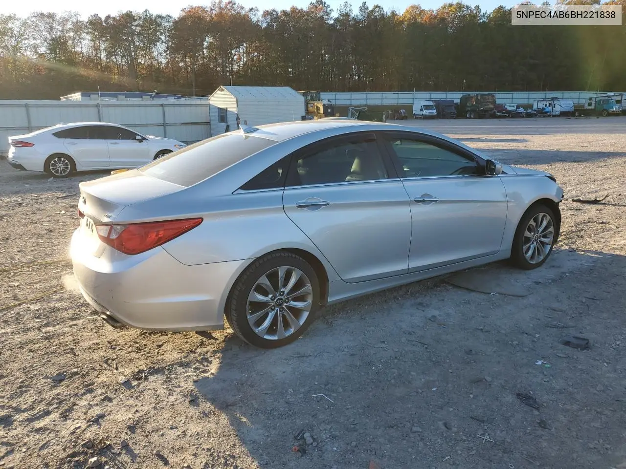 5NPEC4AB6BH221838 2011 Hyundai Sonata Se