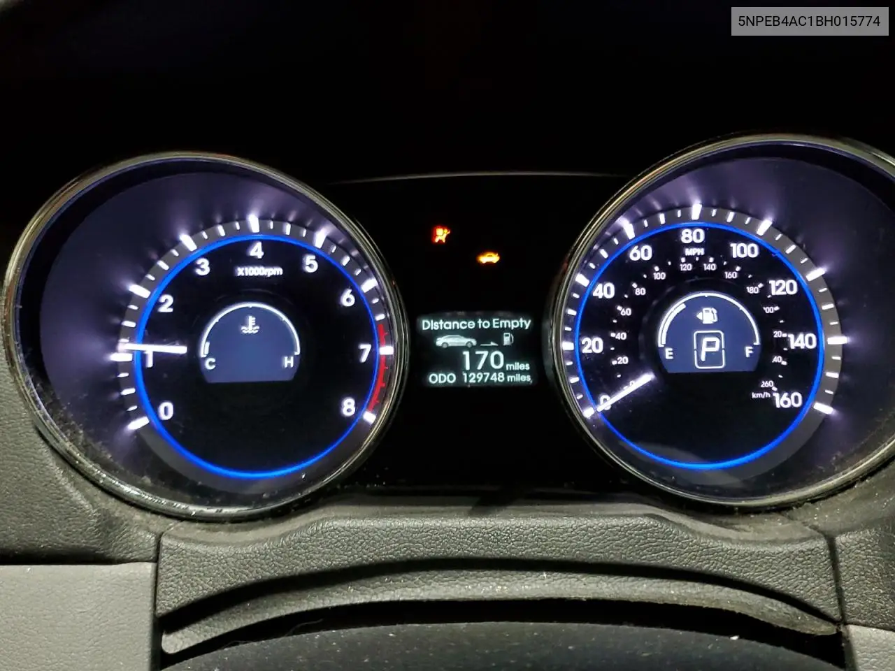 5NPEB4AC1BH015774 2011 Hyundai Sonata Gls
