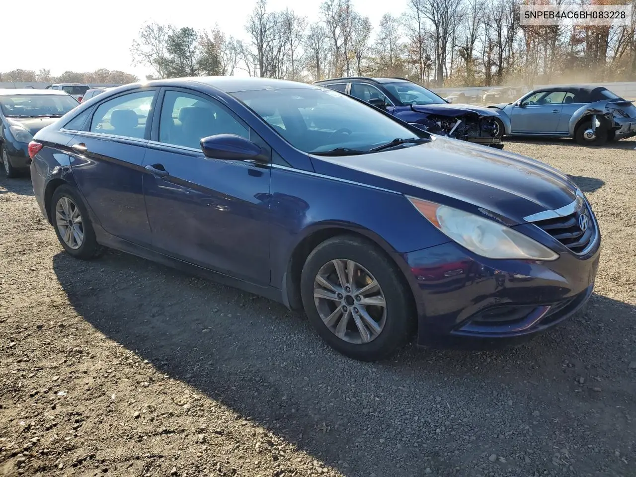 5NPEB4AC6BH083228 2011 Hyundai Sonata Gls