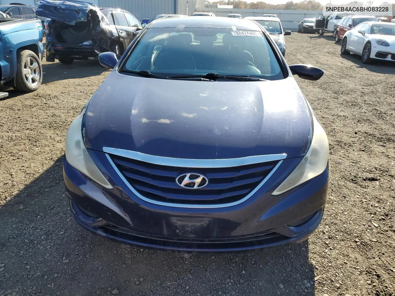 5NPEB4AC6BH083228 2011 Hyundai Sonata Gls