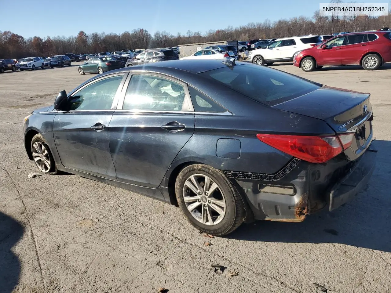 5NPEB4AC1BH252345 2011 Hyundai Sonata Gls