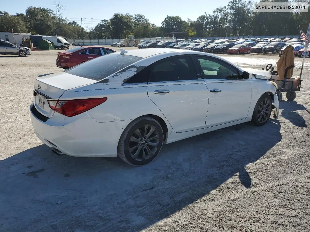 5NPEC4AC8BH258074 2011 Hyundai Sonata Se
