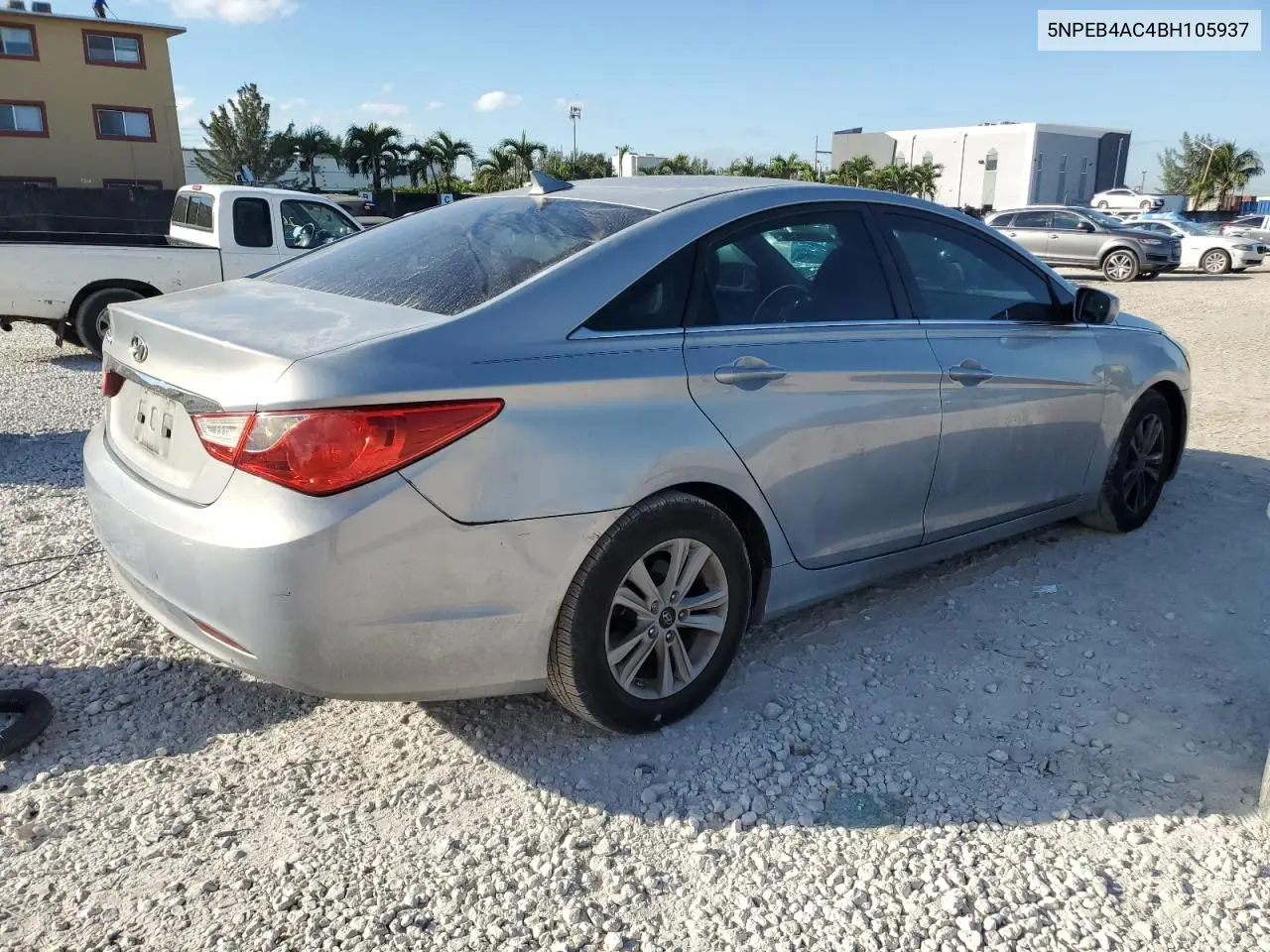5NPEB4AC4BH105937 2011 Hyundai Sonata Gls