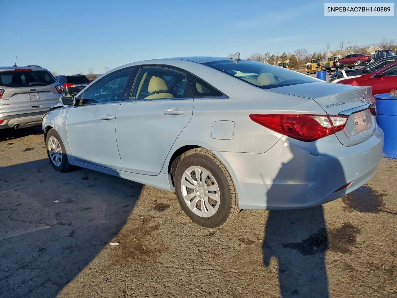 5NPEB4AC7BH140889 2011 Hyundai Sonata Gls