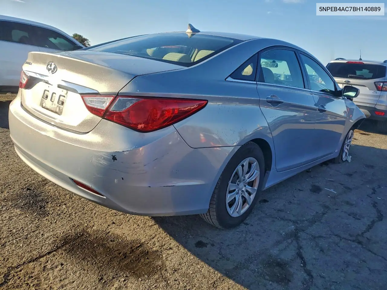 5NPEB4AC7BH140889 2011 Hyundai Sonata Gls