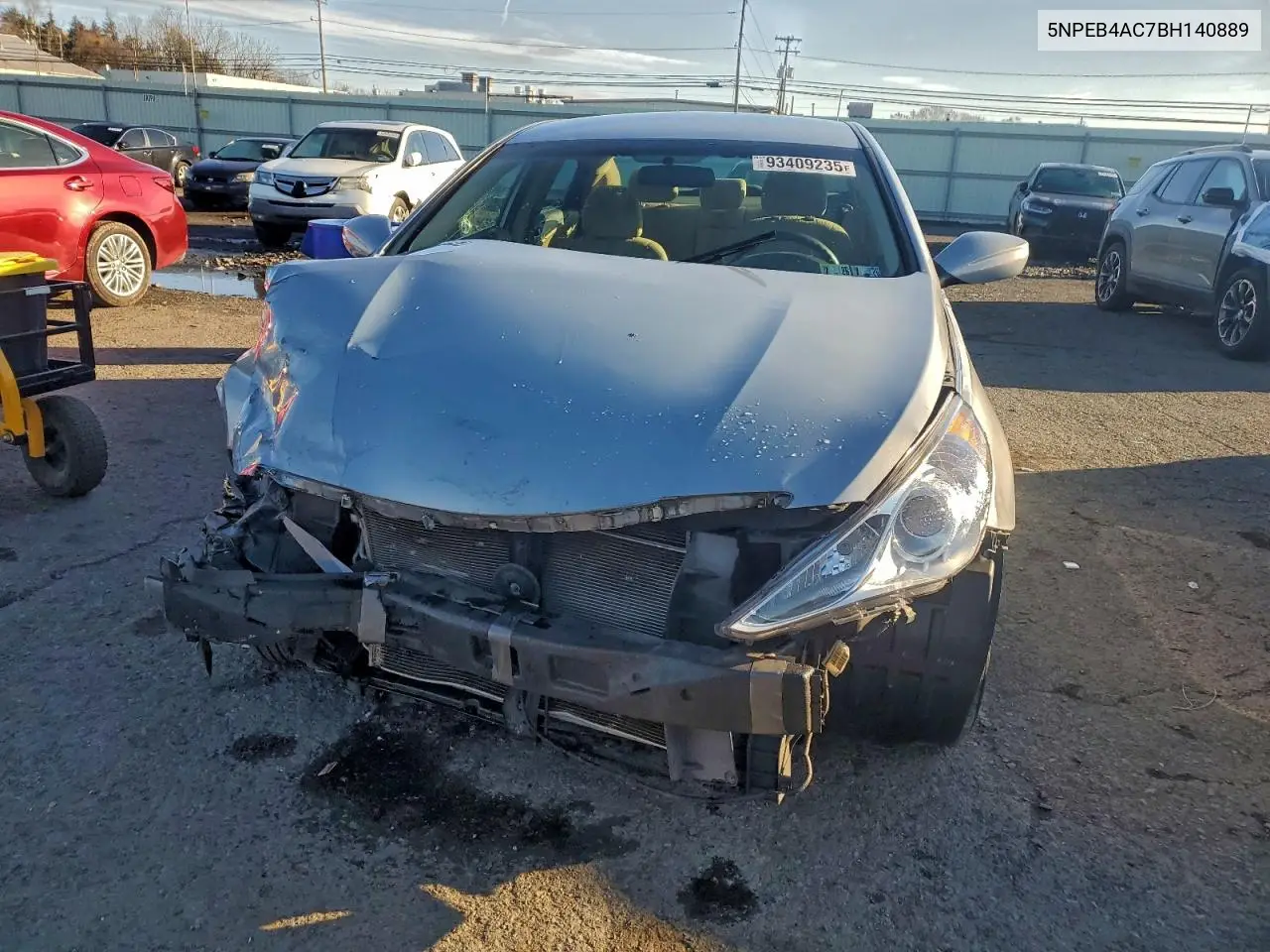 5NPEB4AC7BH140889 2011 Hyundai Sonata Gls