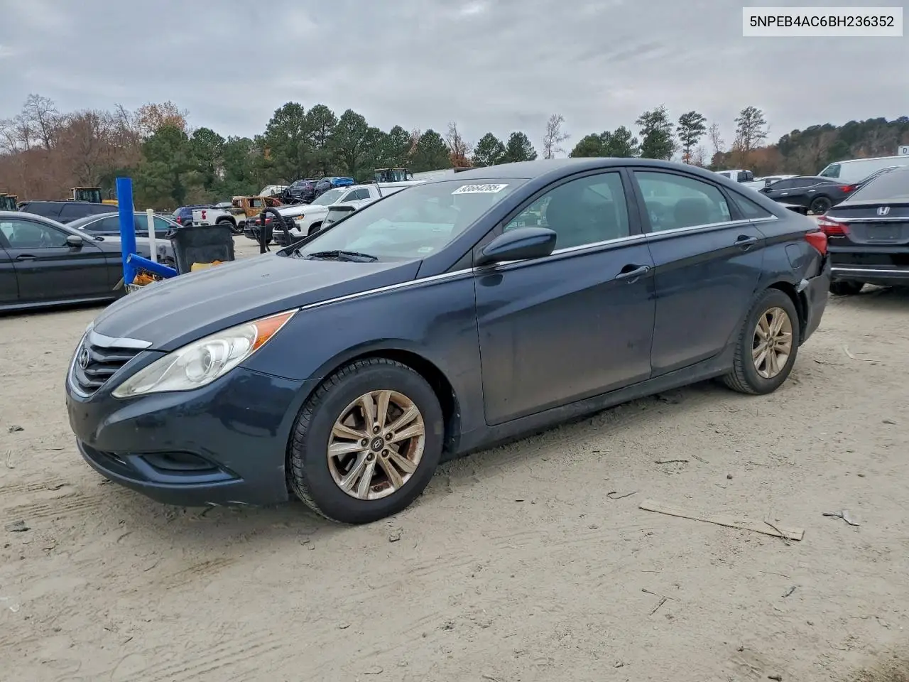 5NPEB4AC6BH236352 2011 Hyundai Sonata Gls