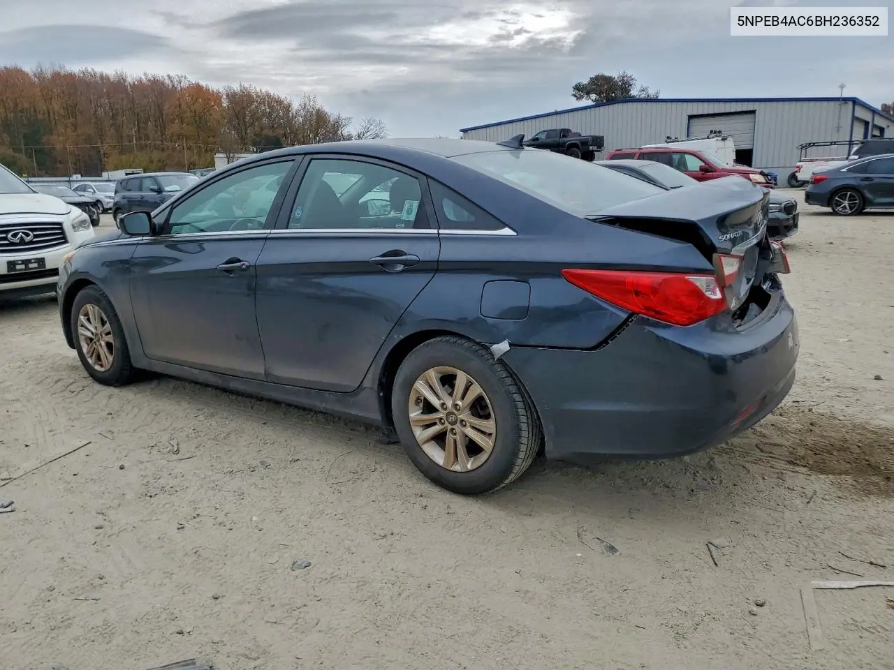 5NPEB4AC6BH236352 2011 Hyundai Sonata Gls