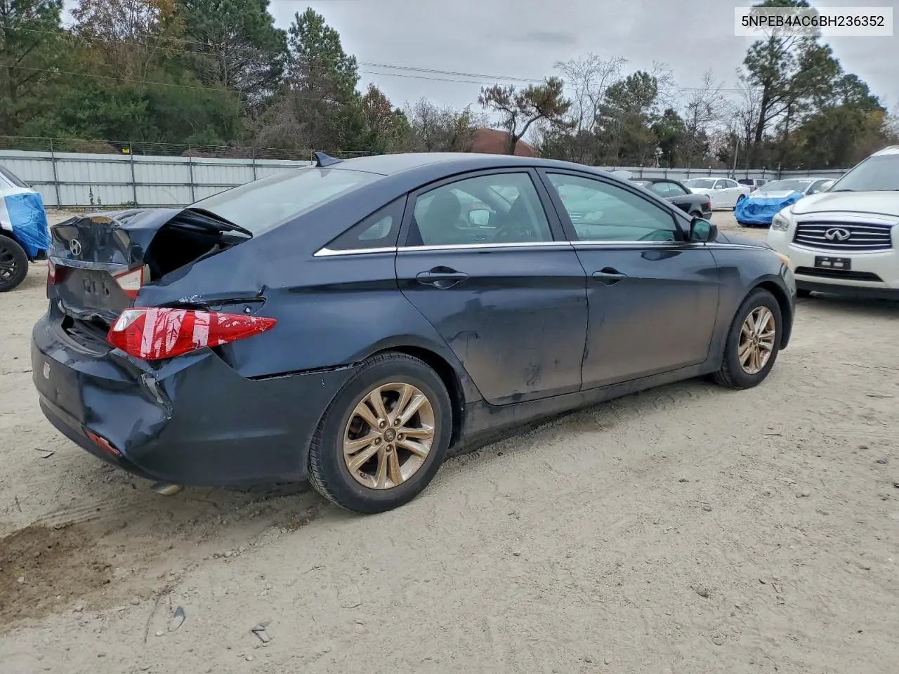 5NPEB4AC6BH236352 2011 Hyundai Sonata Gls