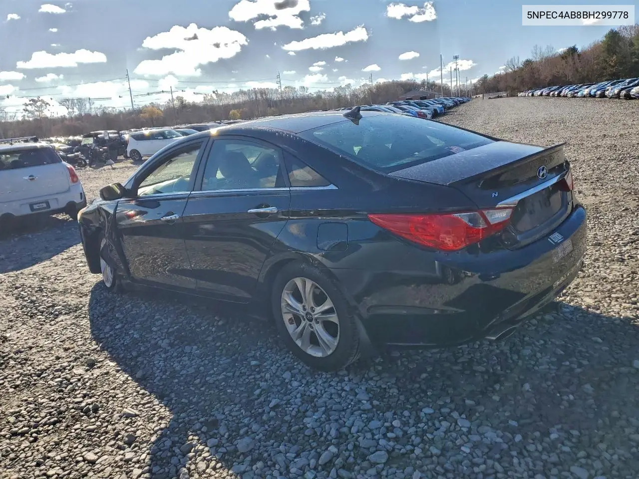 5NPEC4AB8BH299778 2011 Hyundai Sonata Se