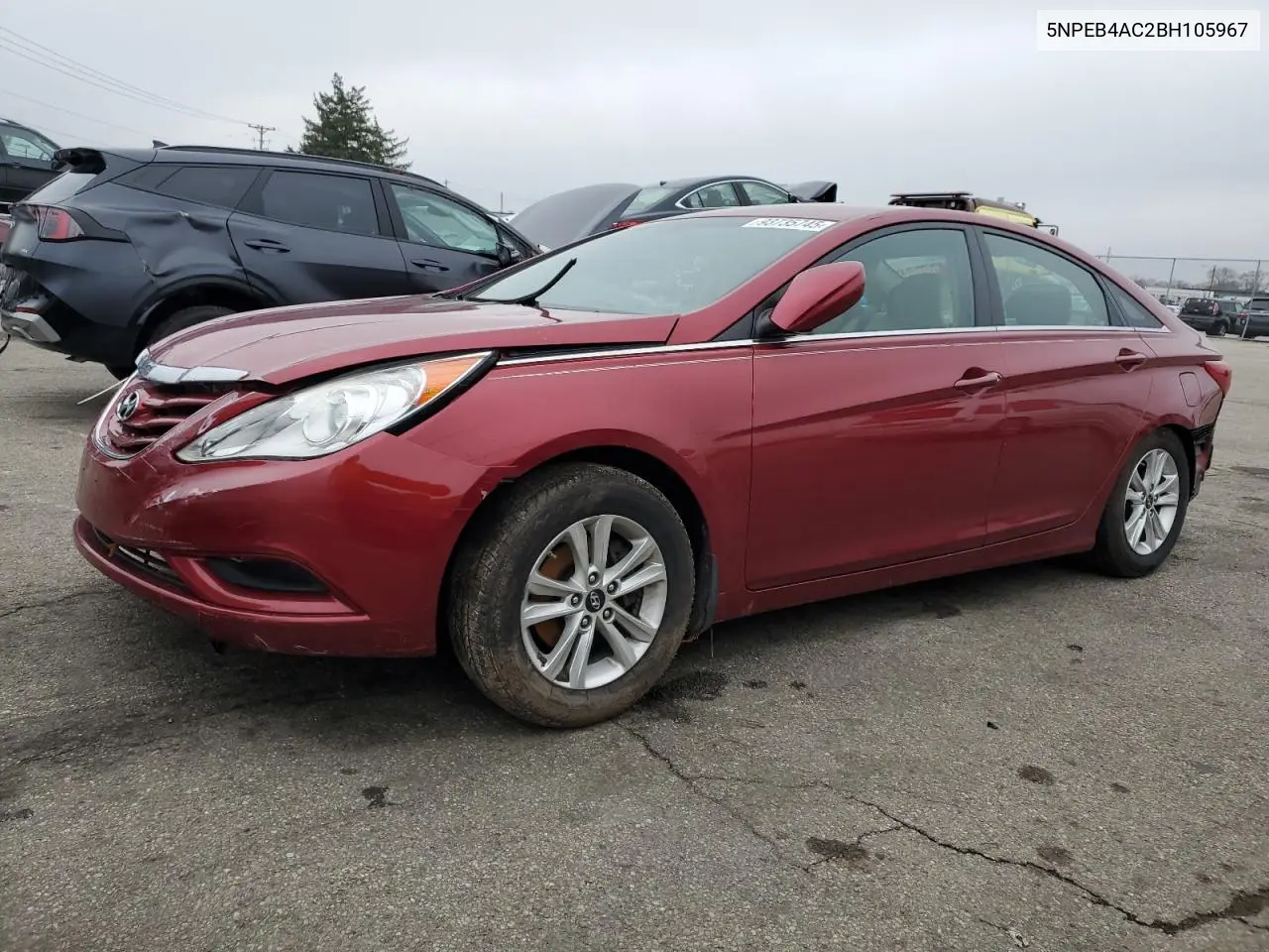 5NPEB4AC2BH105967 2011 Hyundai Sonata Gls