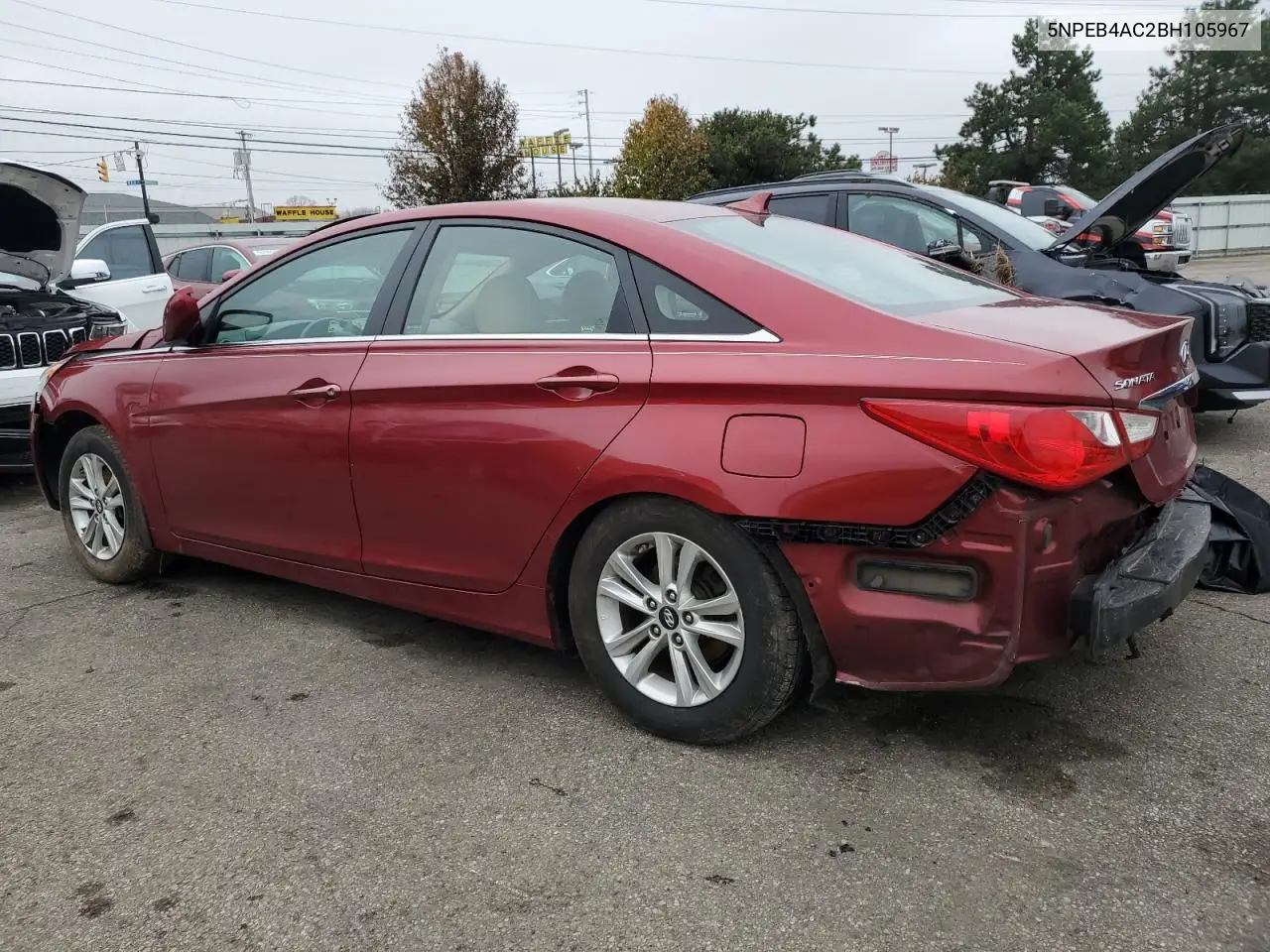 5NPEB4AC2BH105967 2011 Hyundai Sonata Gls