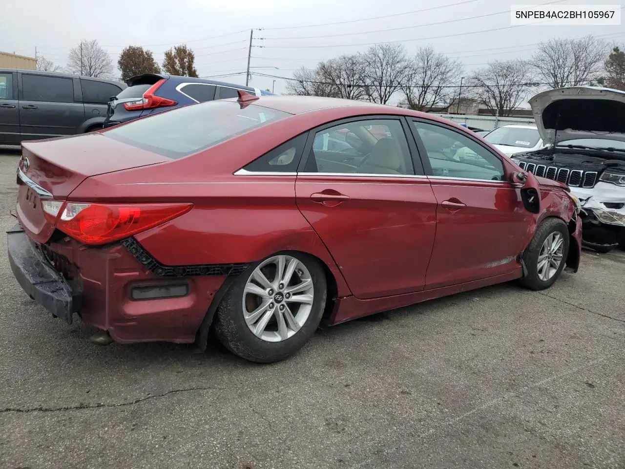 5NPEB4AC2BH105967 2011 Hyundai Sonata Gls