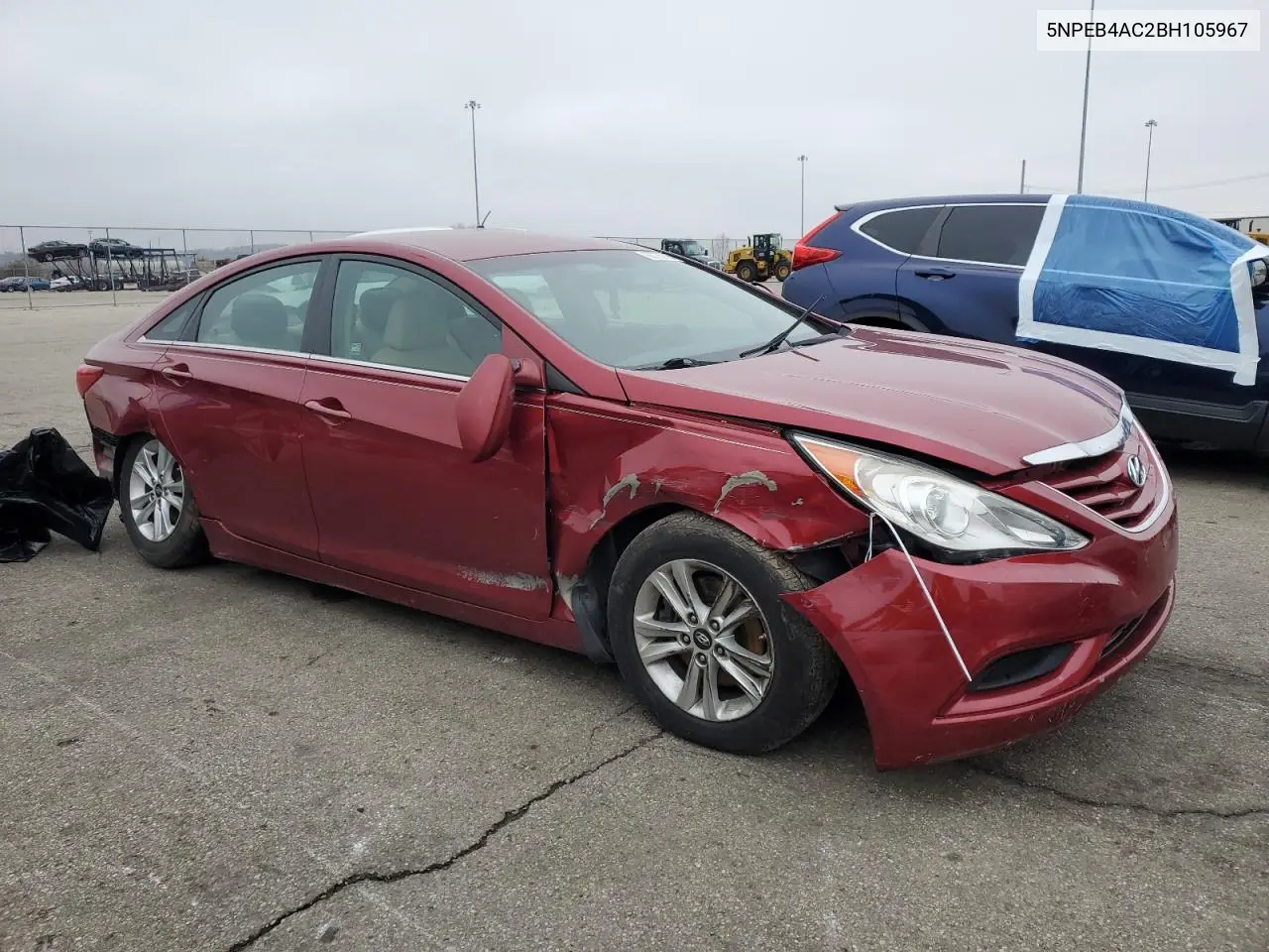 5NPEB4AC2BH105967 2011 Hyundai Sonata Gls