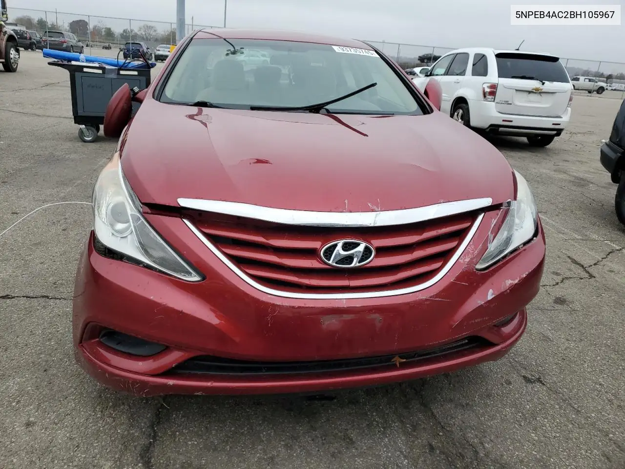 5NPEB4AC2BH105967 2011 Hyundai Sonata Gls