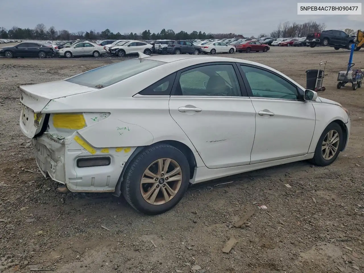5NPEB4AC7BH090477 2011 Hyundai Sonata Gls