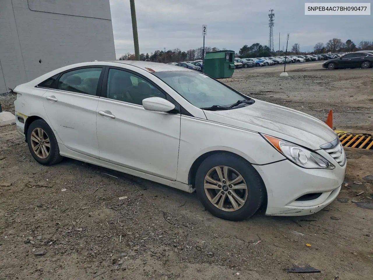 5NPEB4AC7BH090477 2011 Hyundai Sonata Gls