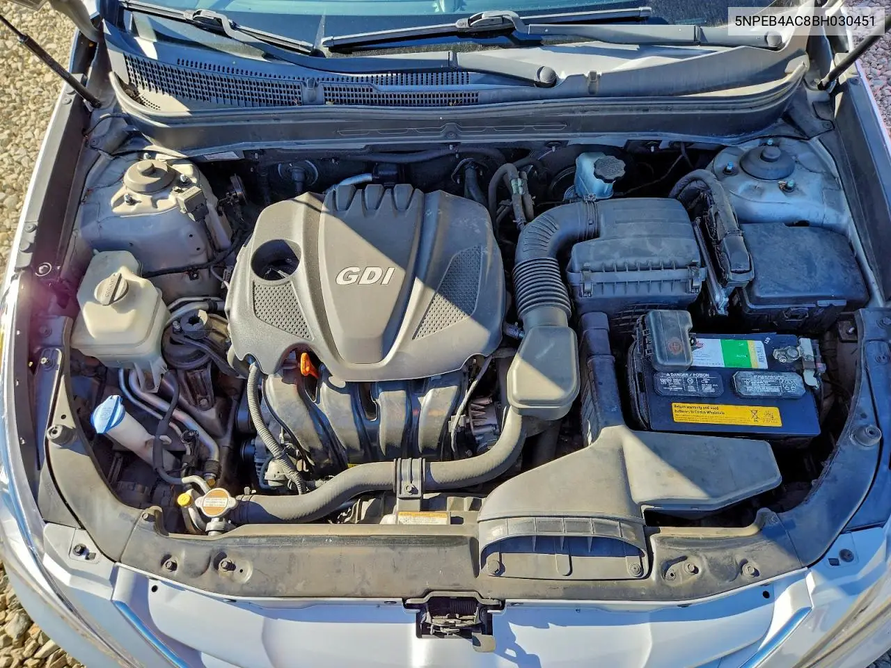 5NPEB4AC8BH030451 2011 Hyundai Sonata Gls
