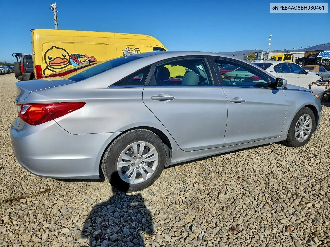 5NPEB4AC8BH030451 2011 Hyundai Sonata Gls